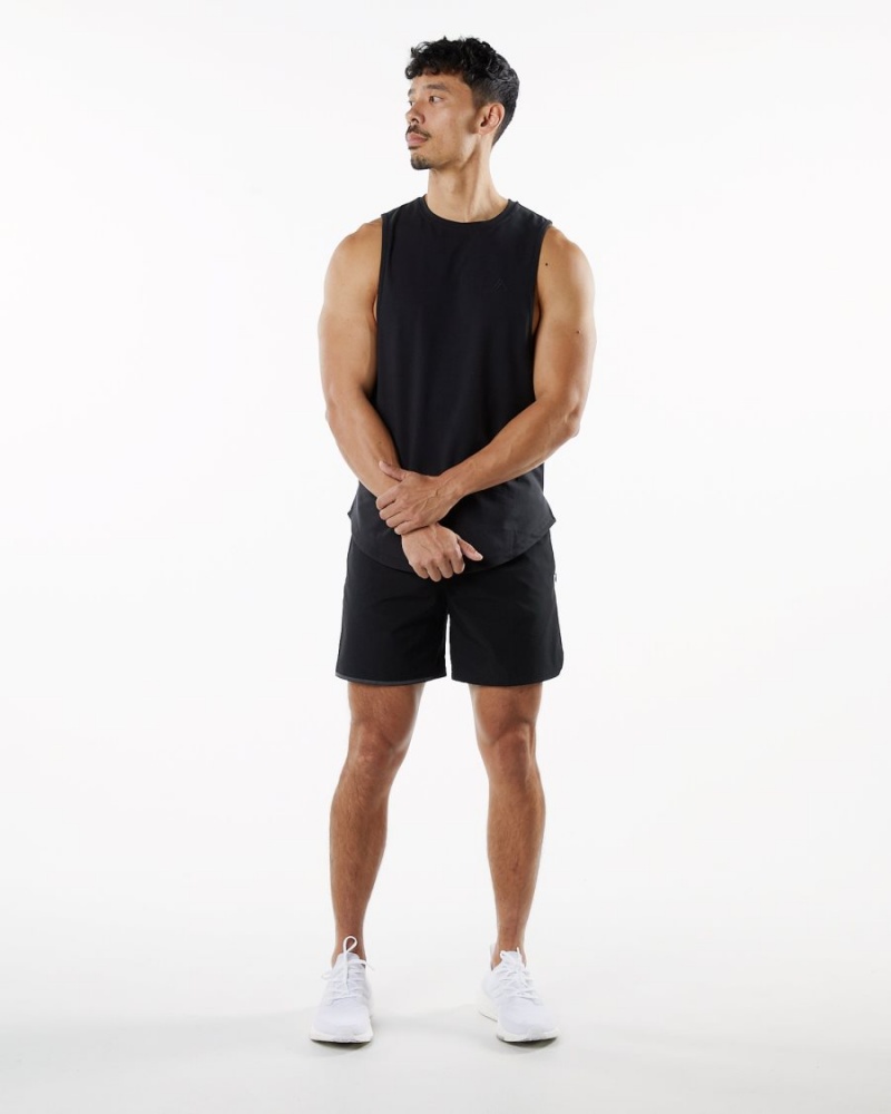 Alphalete Dynasty Tank Singlet Herre Blackout | GYXNLQ-843