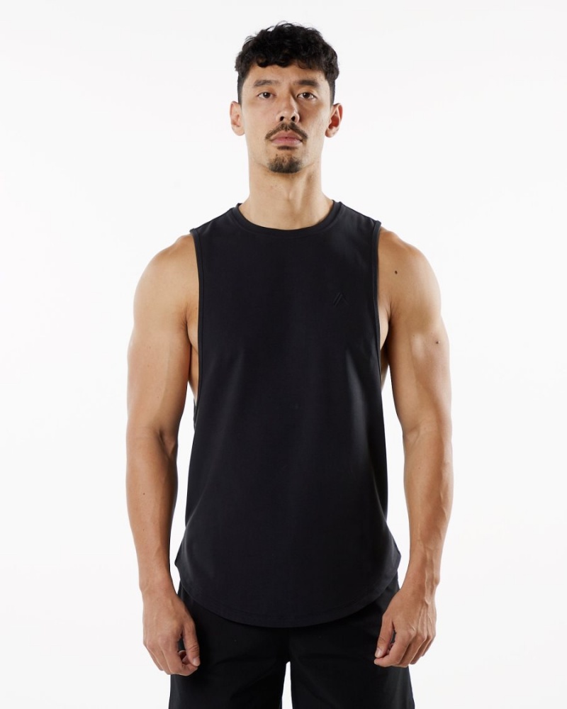 Alphalete Dynasty Tank Singlet Herre Blackout | GYXNLQ-843