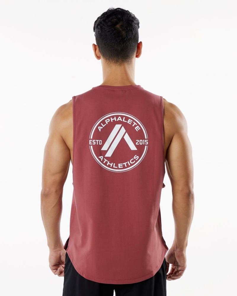 Alphalete Dynasty Tank Singlet Herre Gingerbread | QZHVFC-847