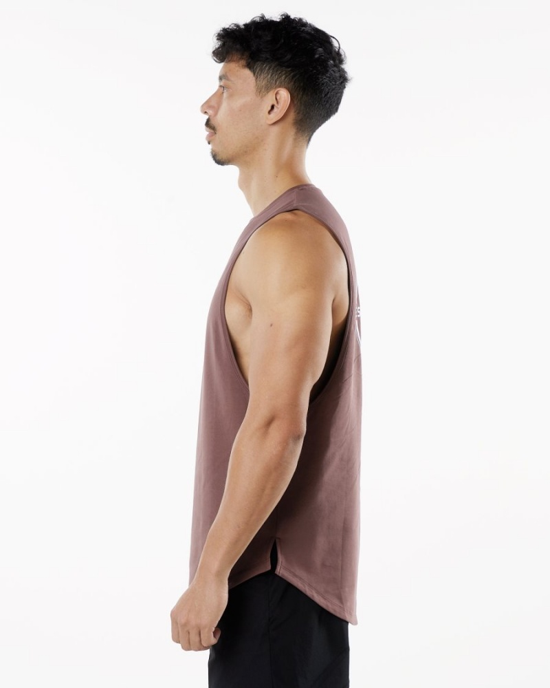 Alphalete Dynasty Tank Singlet Herre Merlot | GEHRFJ-403