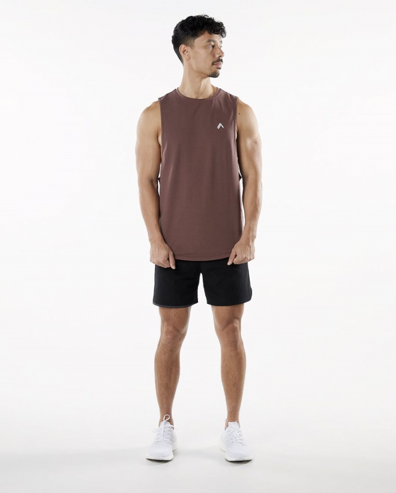 Alphalete Dynasty Tank Singlet Herre Merlot | GEHRFJ-403