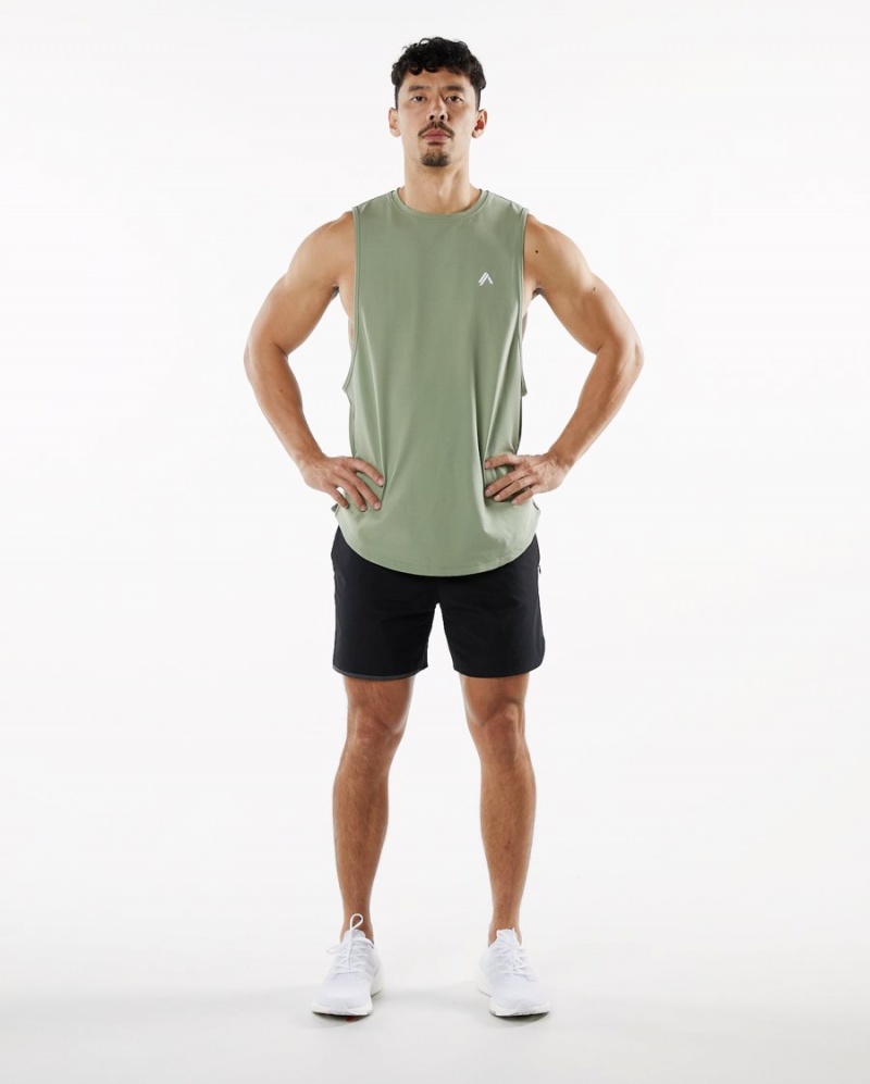 Alphalete Dynasty Tank Singlet Herre Sage | HQJISV-085