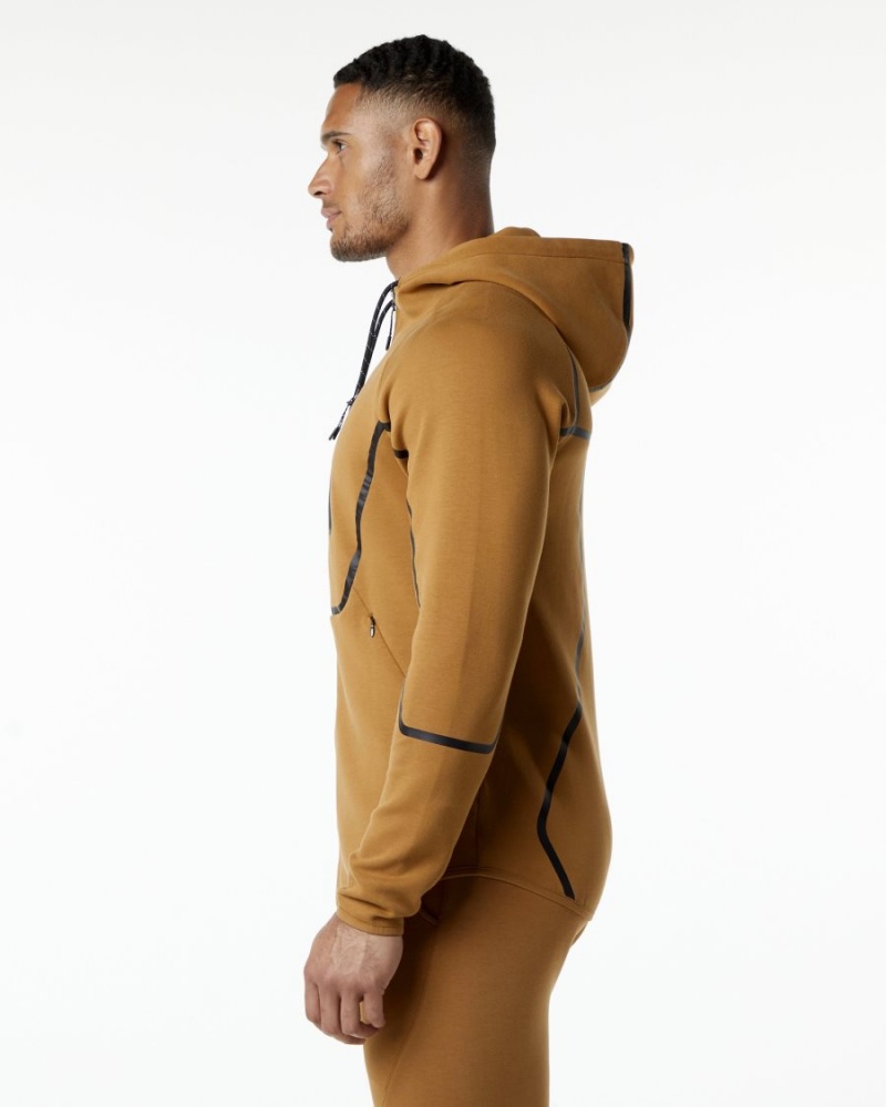 Alphalete ELMTS Atletiske Jacket Jakker Herre Almond | MEXSRI-760