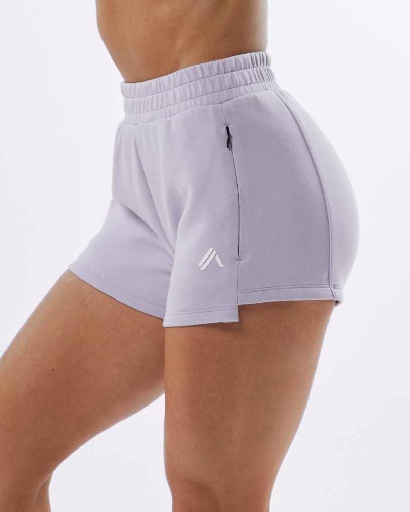 Alphalete ELMTS Atletiske Kort 3.5" Shorts Dame Lilac | UOZTVN-632