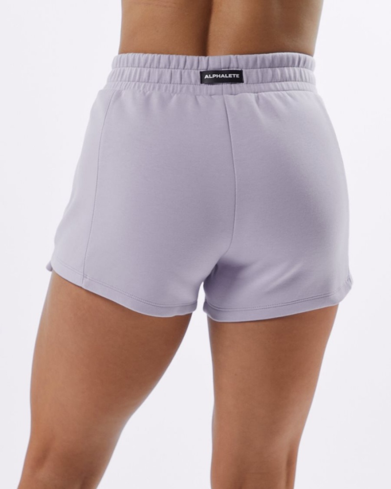 Alphalete ELMTS Atletiske Kort 3.5" Shorts Dame Lilac | UOZTVN-632