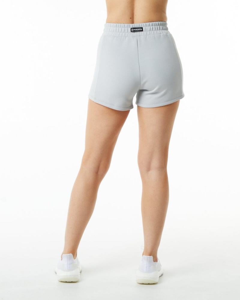 Alphalete ELMTS Atletiske Kort 3.5" Shorts Dame Grå | ARIPDH-702