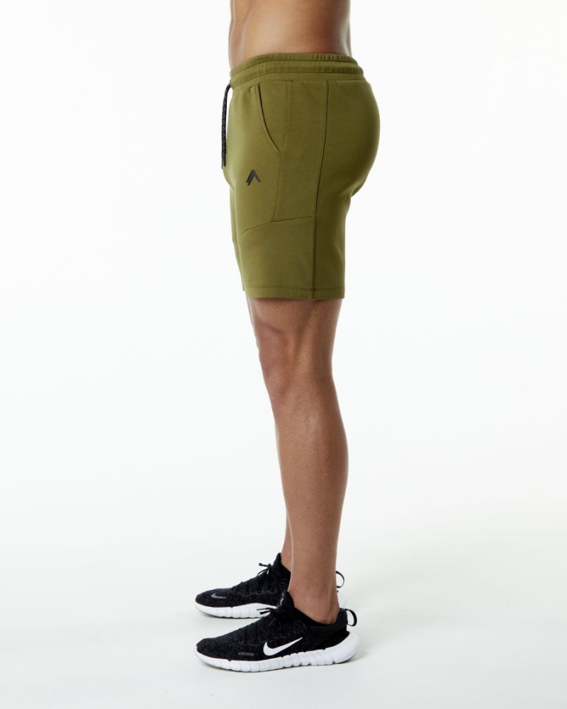 Alphalete ELMTS Atletiske Kort 6" Shorts Herre Moss | QDMWAH-907