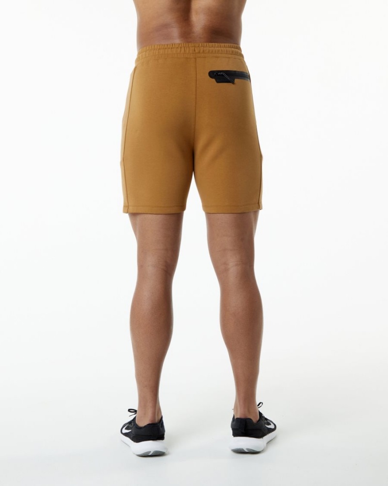 Alphalete ELMTS Atletiske Kort 6" Shorts Herre Almond | VXKRZE-674