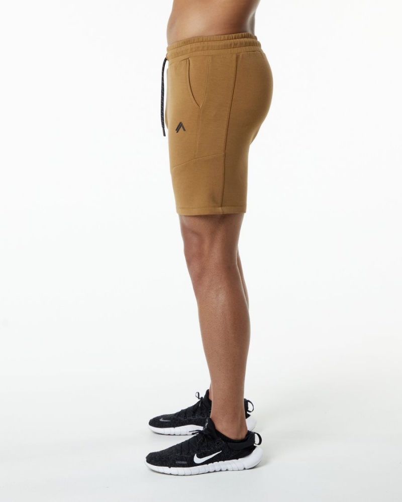 Alphalete ELMTS Atletiske Kort 6" Shorts Herre Almond | VXKRZE-674