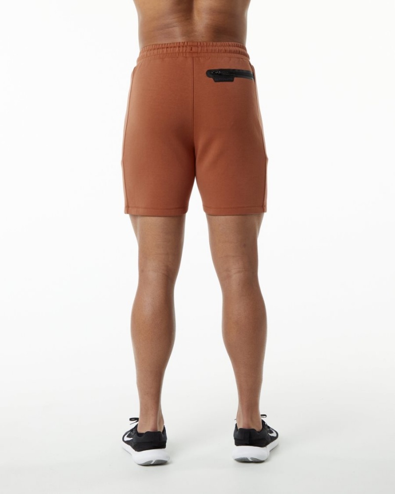 Alphalete ELMTS Atletiske Kort 6" Shorts Herre Brick | XOYHWG-985