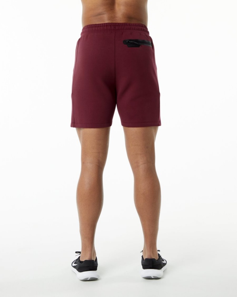 Alphalete ELMTS Atletiske Kort 6" Shorts Herre Burgunder | BDOFRT-416