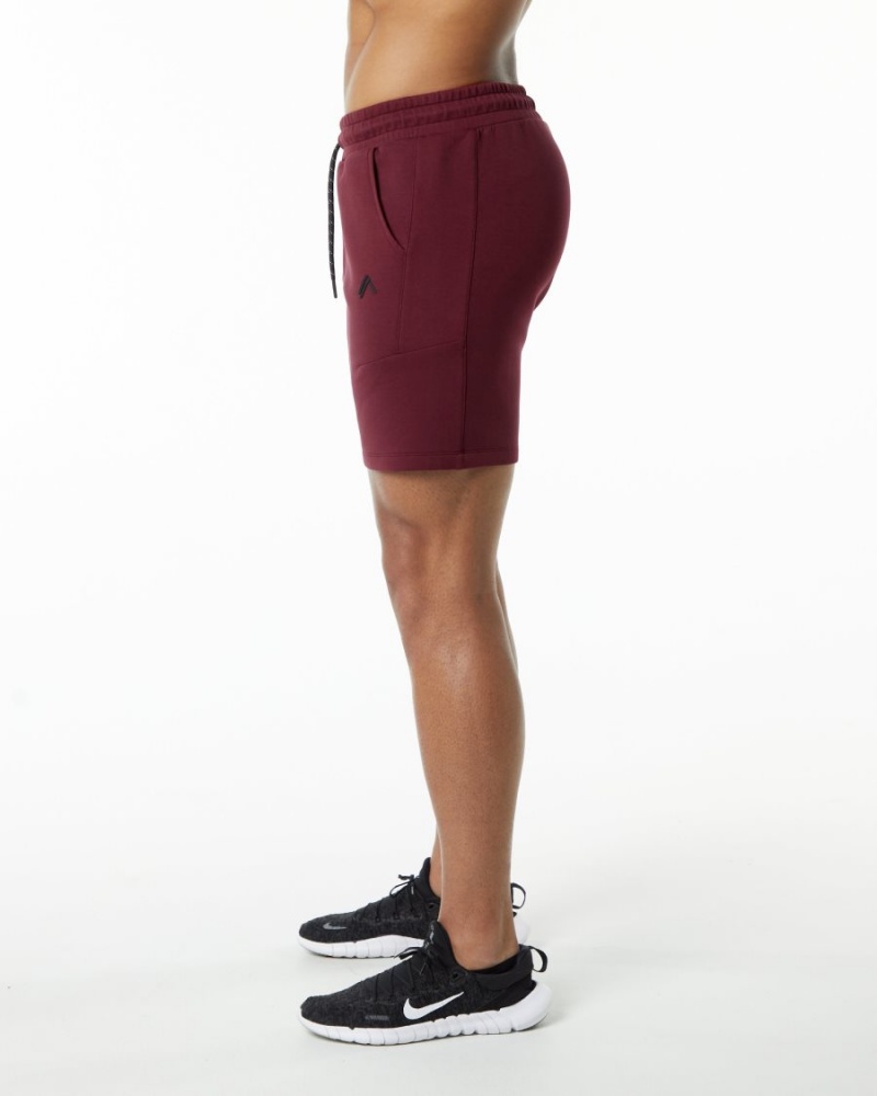 Alphalete ELMTS Atletiske Kort 6" Shorts Herre Burgunder | BDOFRT-416