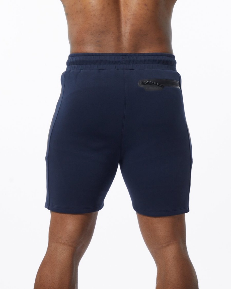 Alphalete ELMTS Atletiske Kort 6" Shorts Herre Marineblå | RANTPC-029