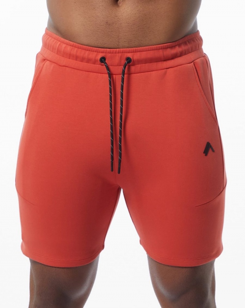 Alphalete ELMTS Atletiske Kort 6" Shorts Herre Oransje | DGNWPU-352