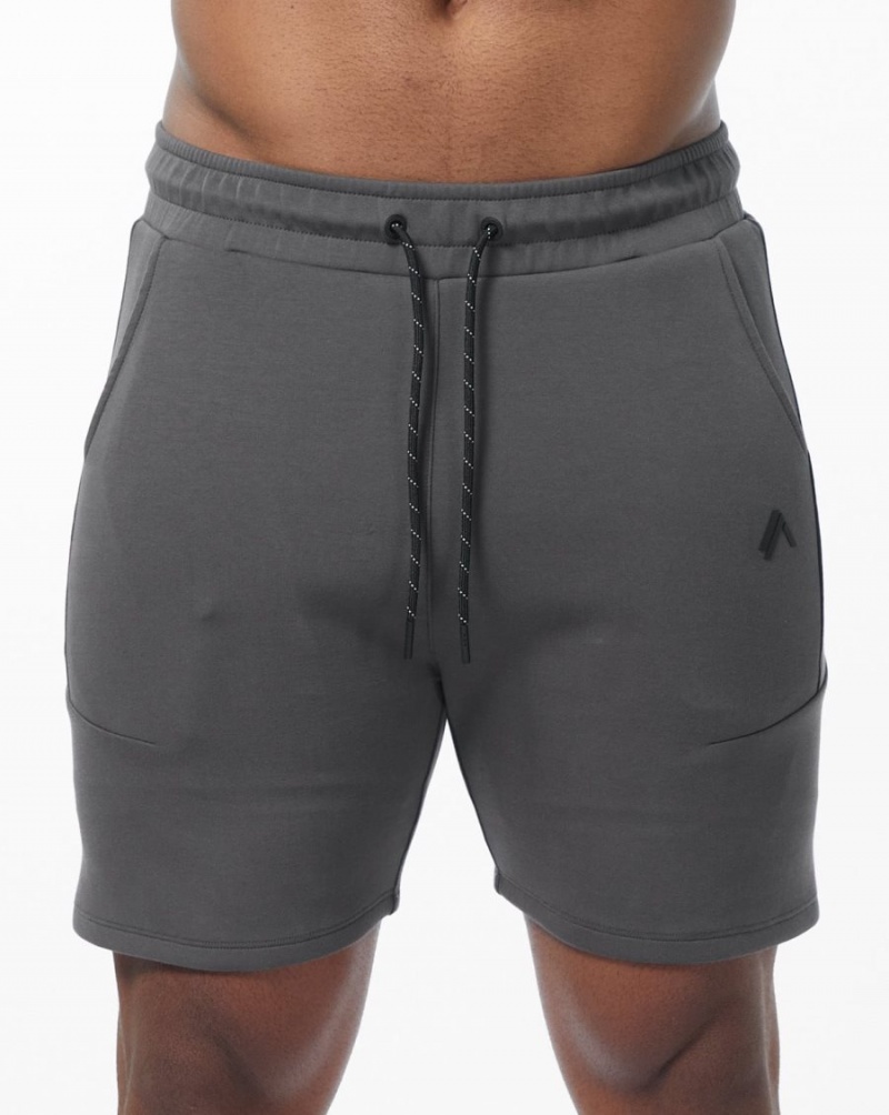 Alphalete ELMTS Atletiske Kort 6" Shorts Herre Charcoal | PONRUJ-150