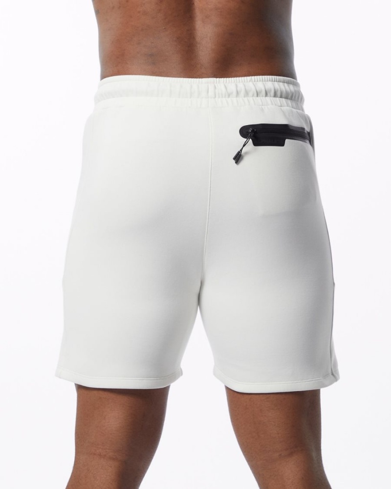 Alphalete ELMTS Atletiske Kort 6" Shorts Herre Pisket Krem | WRZHFJ-876