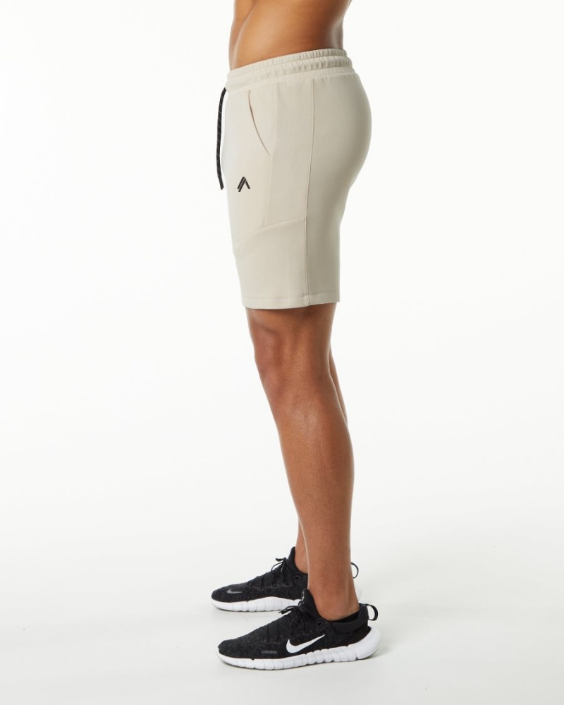 Alphalete ELMTS Atletiske Kort 6" Shorts Herre Vanilla | RYFUXH-361