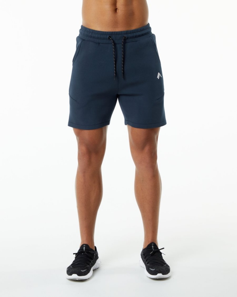 Alphalete ELMTS Atletiske Kort 6" Shorts Herre Marineblå | GFLQWT-071