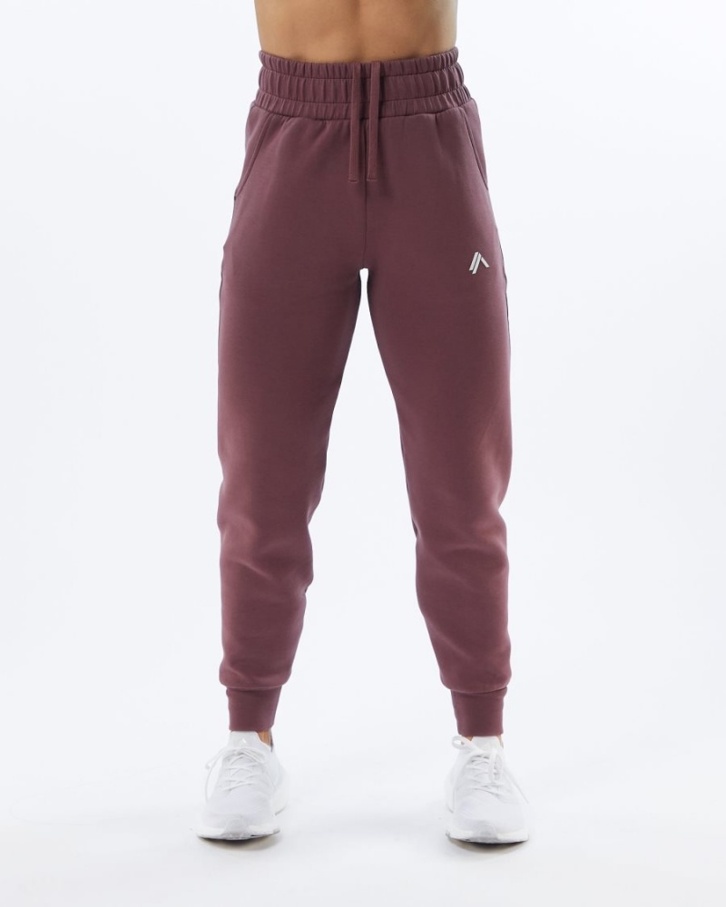 Alphalete ELMTS Cuffed Jogger Joggebukser Dame Mauve | SBFNIQ-013