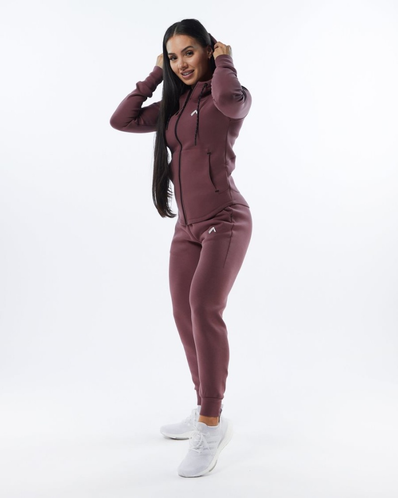 Alphalete ELMTS Cuffed Jogger Joggebukser Dame Mauve | SBFNIQ-013