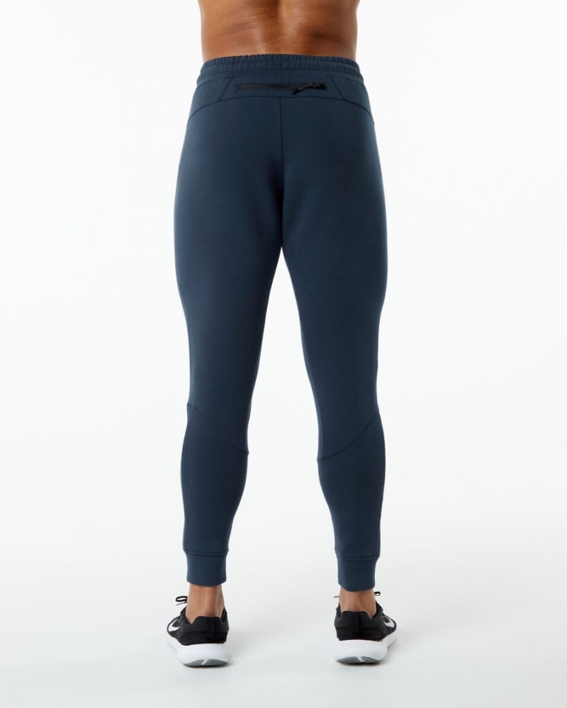 Alphalete ELMTS Cuffed Jogger Joggebukser Herre Marineblå | LOBPCG-341