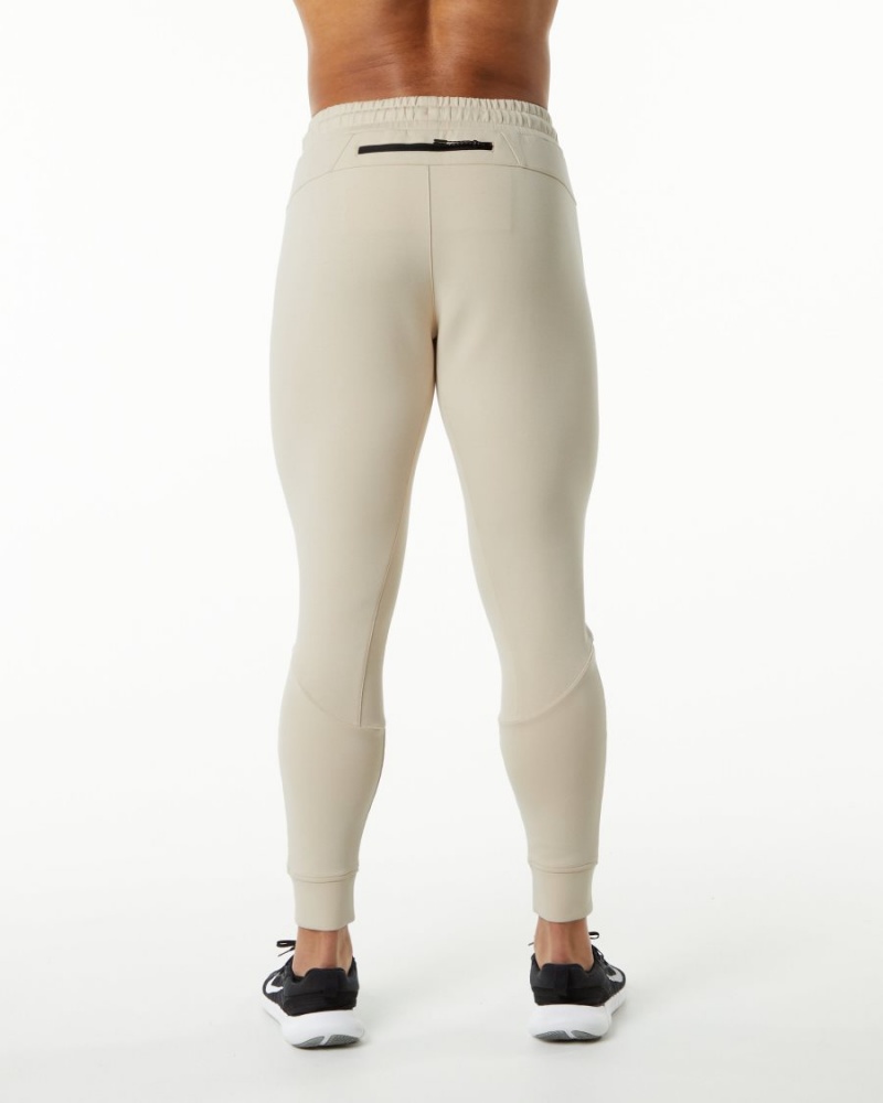 Alphalete ELMTS Cuffed Jogger Joggebukser Herre Vanilla | KYHISJ-871