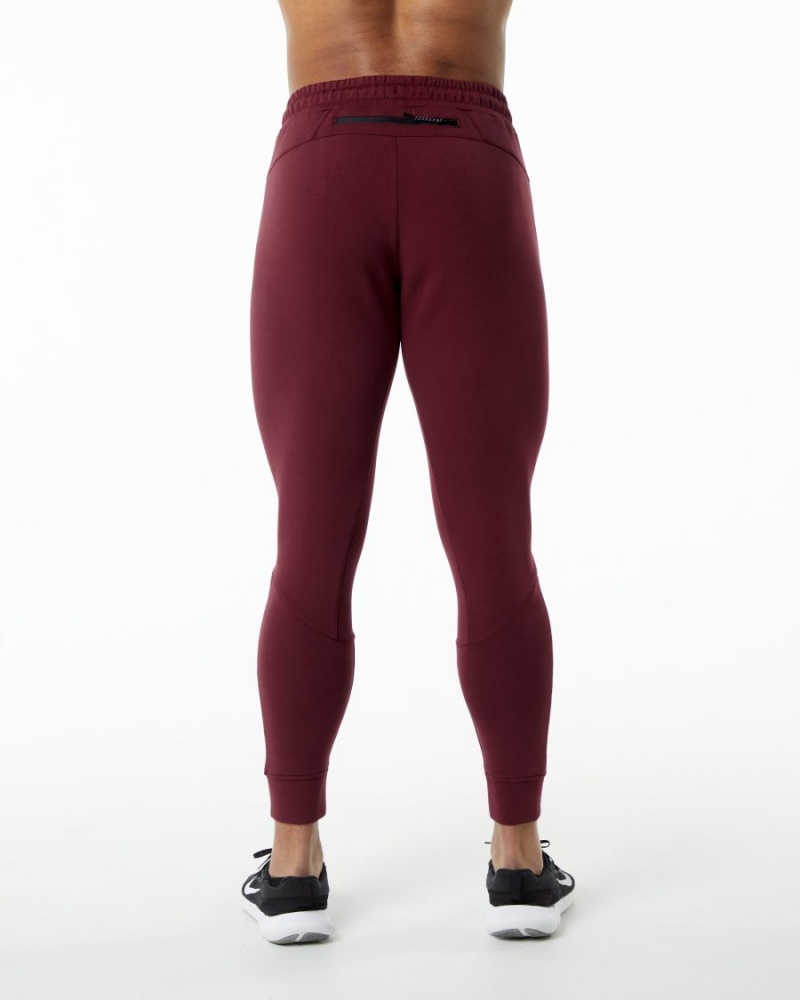 Alphalete ELMTS Cuffed Jogger Joggebukser Herre Burgunder | HVWPDU-596