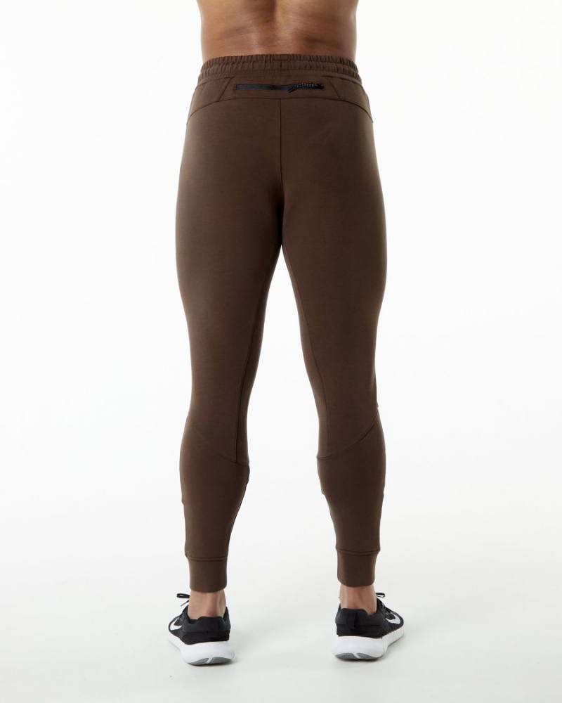 Alphalete ELMTS Cuffed Jogger Joggebukser Herre Brune | GZAFPB-291