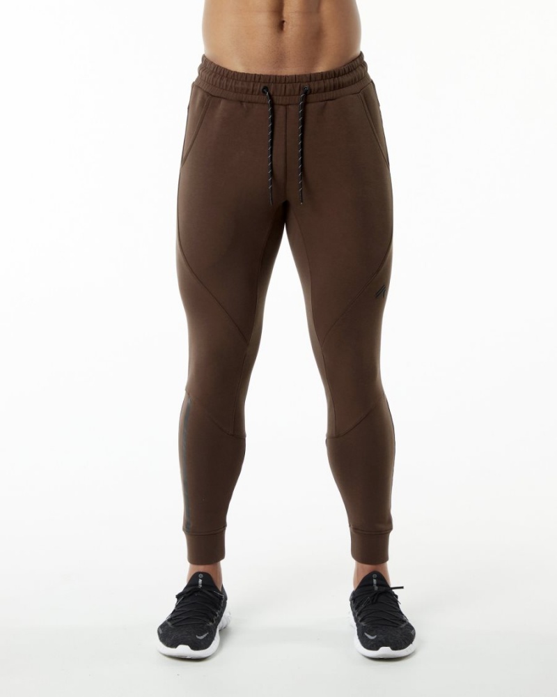 Alphalete ELMTS Cuffed Jogger Joggebukser Herre Brune | GZAFPB-291