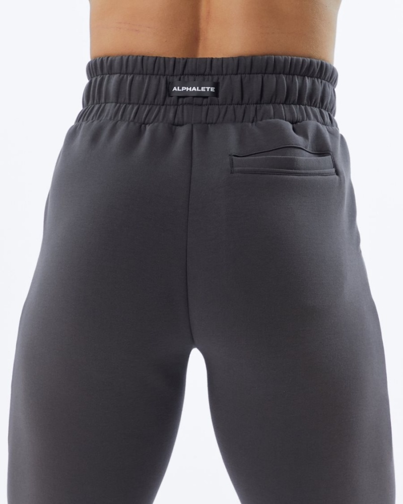 Alphalete ELMTS Cuffed Jogger Joggebukser Dame Charcoal | WXJYZP-436