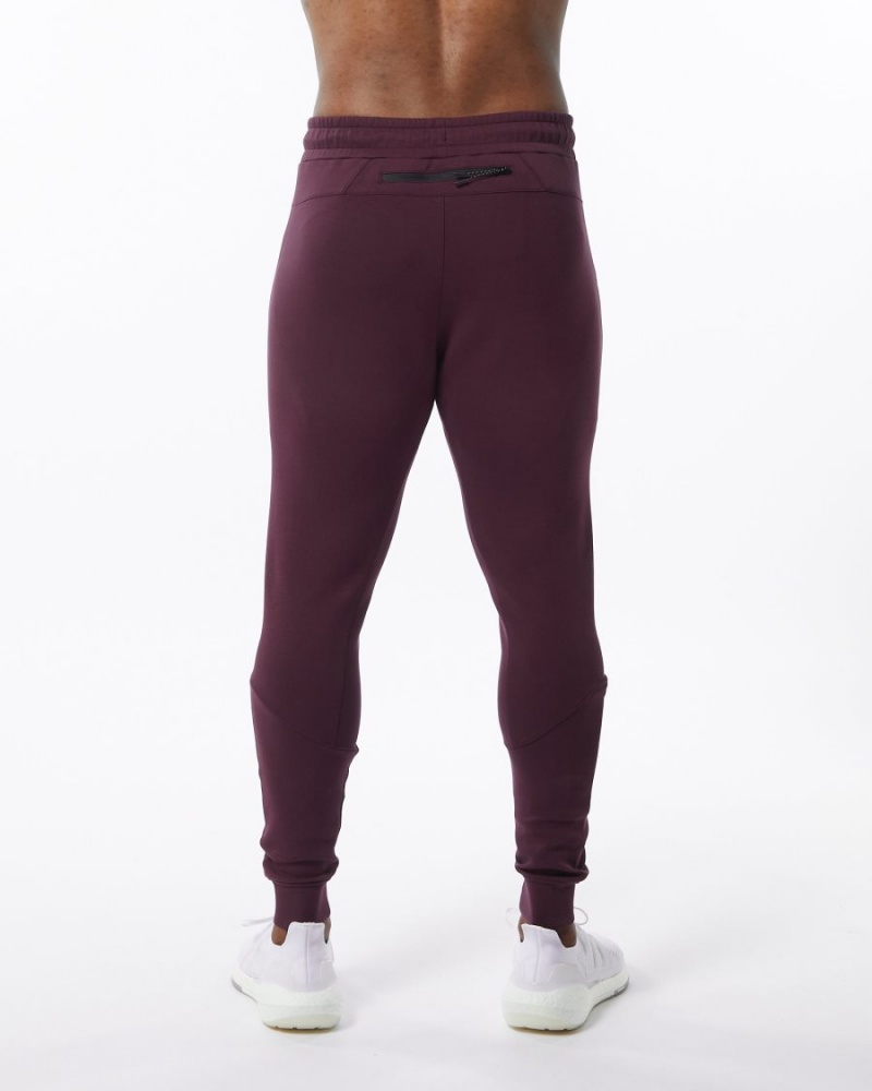 Alphalete ELMTS Cuffed Jogger Joggebukser Herre Merlot | OIHNUF-790