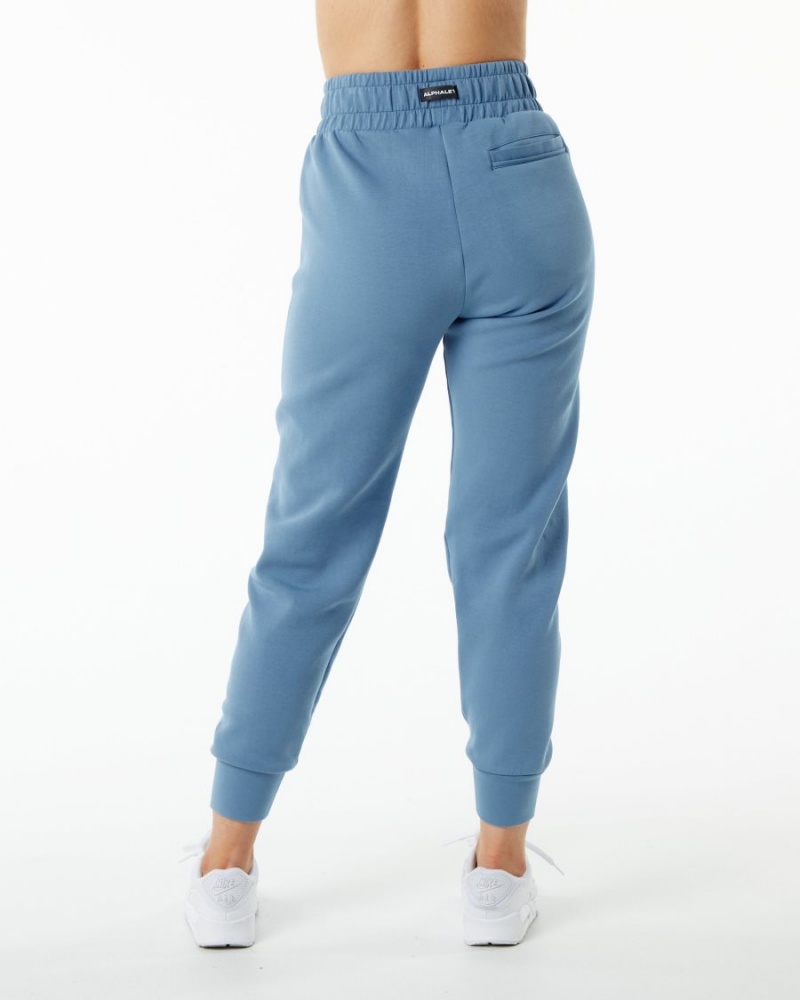 Alphalete ELMTS Cuffed Jogger Joggebukser Dame Blå | BRHTKF-493