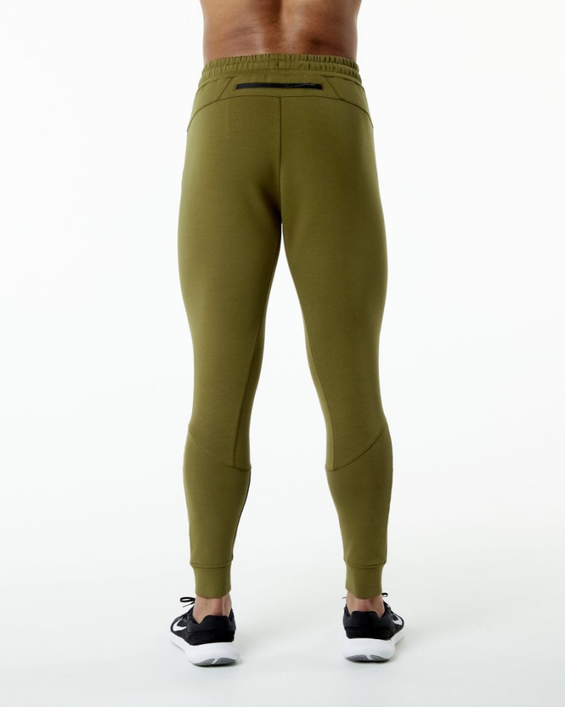 Alphalete ELMTS Cuffed Jogger Joggebukser Herre Moss | VHAXFU-364