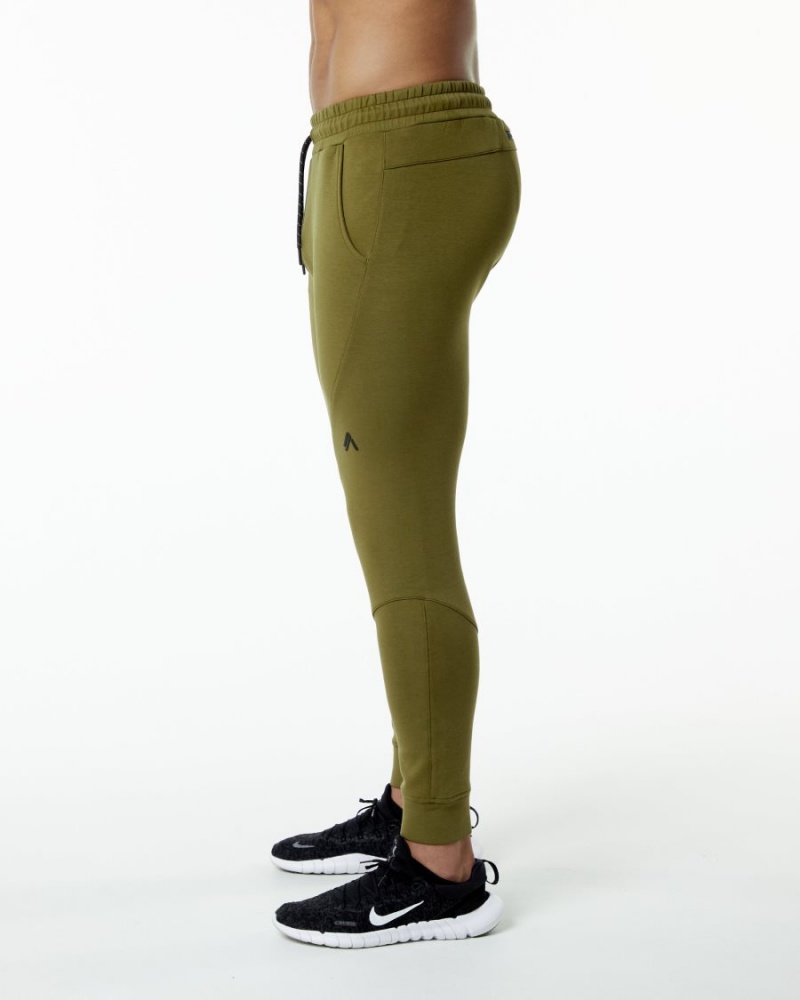 Alphalete ELMTS Cuffed Jogger Joggebukser Herre Moss | VHAXFU-364