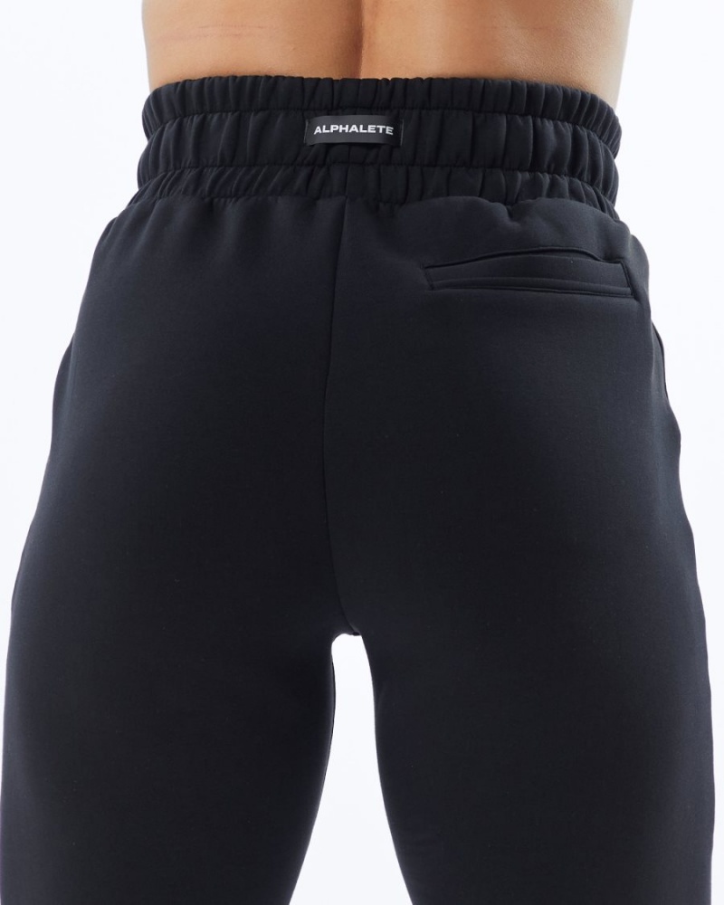 Alphalete ELMTS Cuffed Jogger Joggebukser Dame Svarte | ORHIYN-752