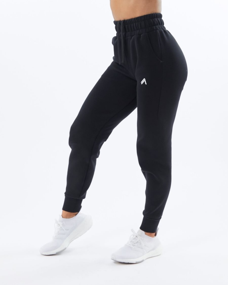 Alphalete ELMTS Cuffed Jogger Joggebukser Dame Svarte | ORHIYN-752