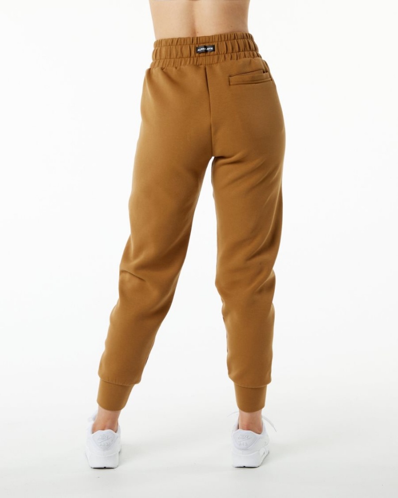 Alphalete ELMTS Cuffed Jogger Joggebukser Dame Almond | LFTMAB-209