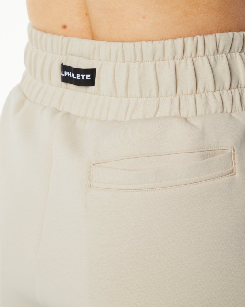 Alphalete ELMTS Cuffed Jogger Joggebukser Dame Vanilla | KERDTI-165