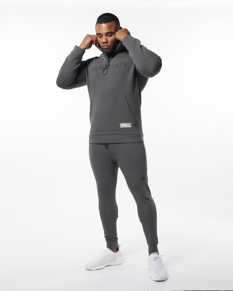 Alphalete ELMTS Cuffed Jogger Joggebukser Herre Charcoal | UBJDMK-301