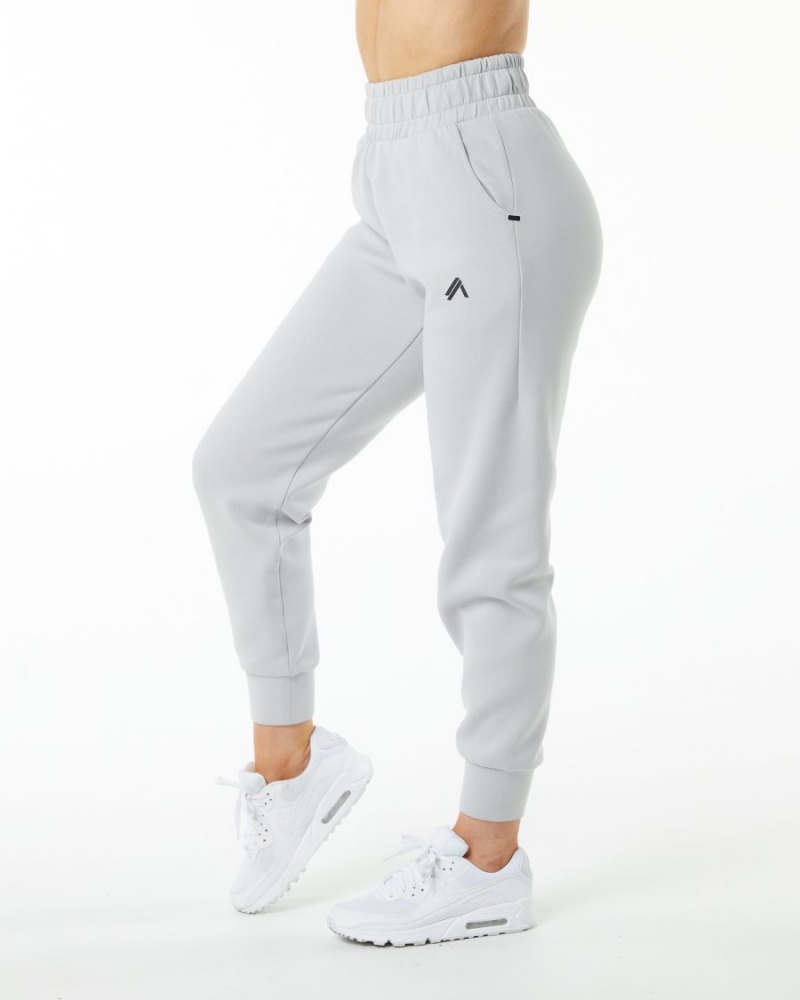 Alphalete ELMTS Cuffed Jogger Joggebukser Dame Grå | MGEUPY-402