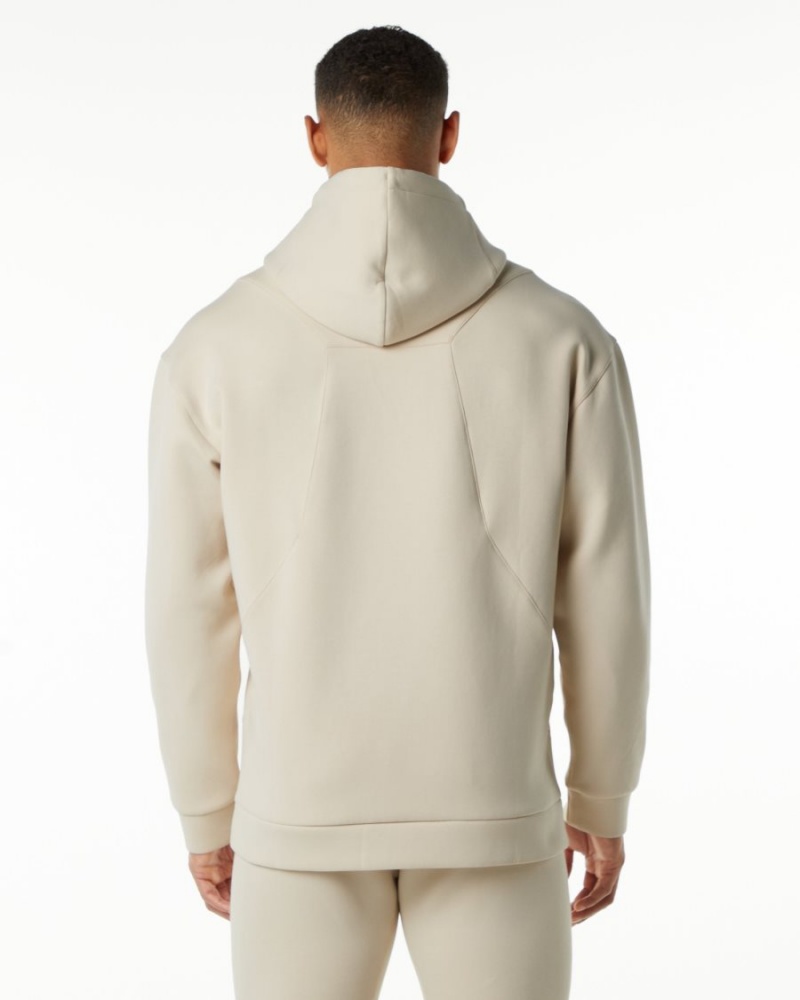 Alphalete ELMTS Hoodie Hettegenser Herre Vanilla | WMIXAZ-093