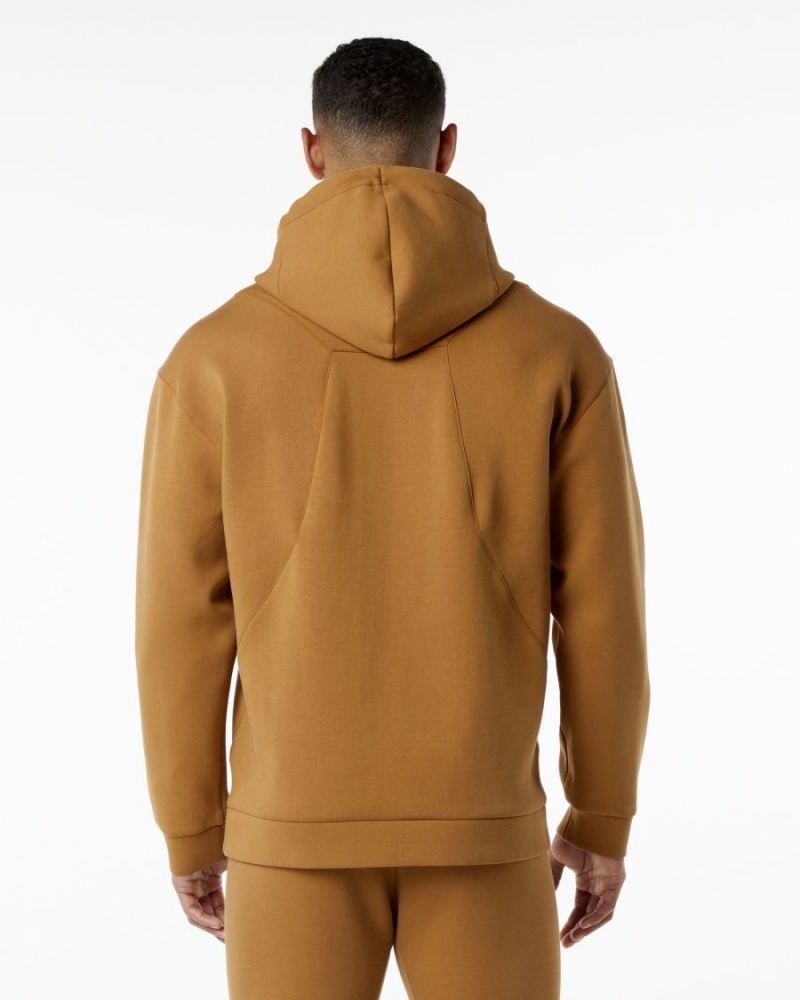 Alphalete ELMTS Hoodie Hettegenser Herre Almond | GKTJUB-021