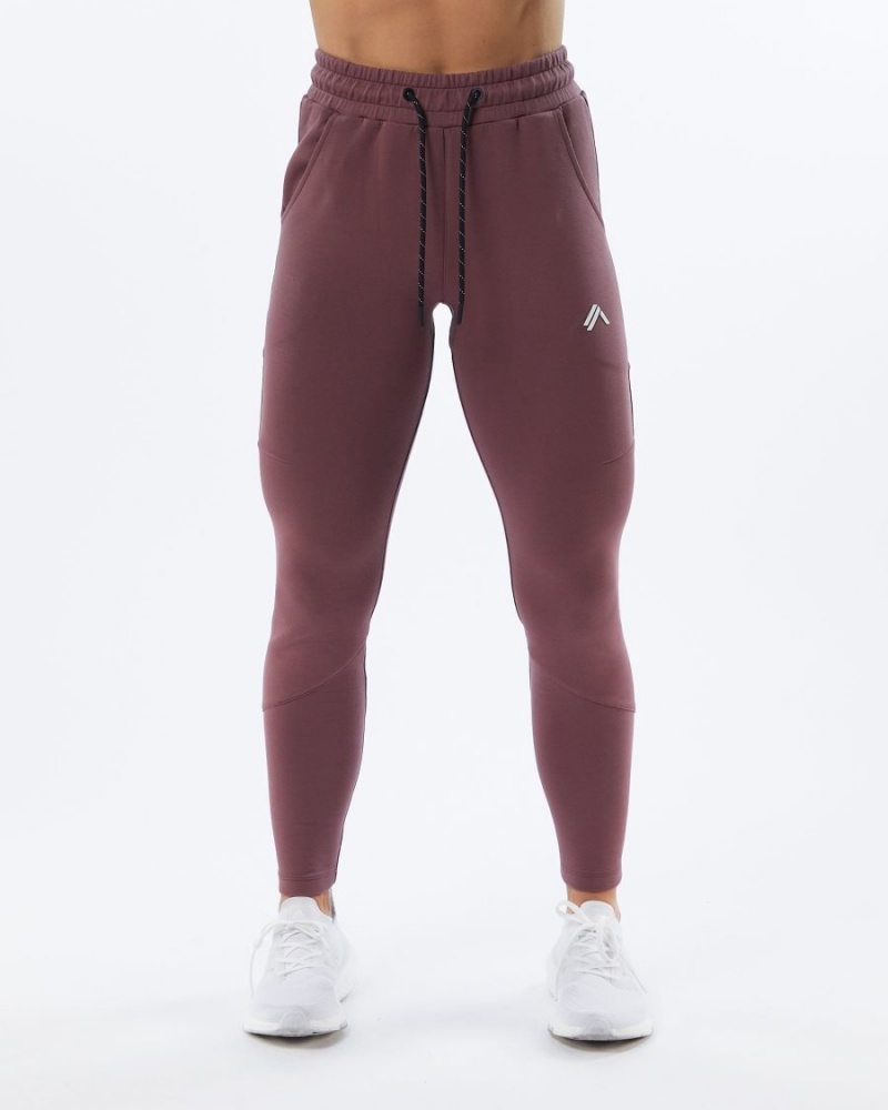 Alphalete ELMTS Zip Jogger Joggebukser Dame Mauve | HIYGOS-246