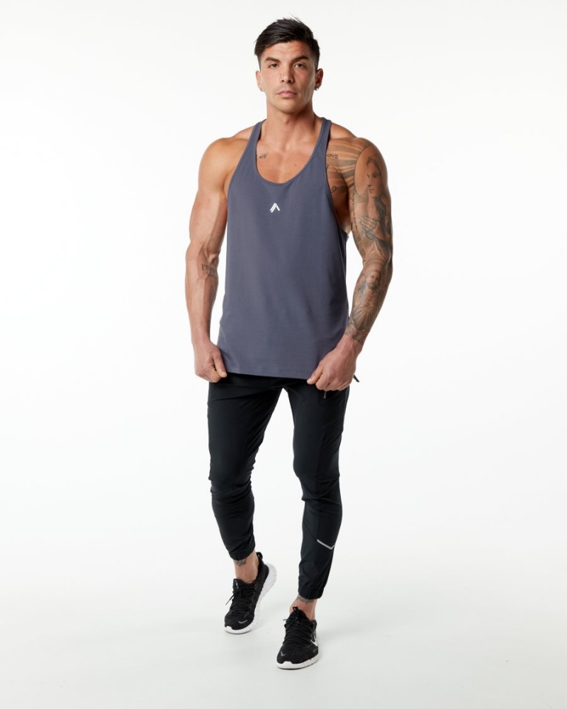 Alphalete Emblem Stringer Stringers Herre Lilla | ITWHYB-065