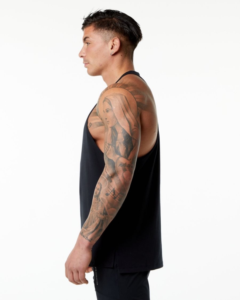 Alphalete Emblem Stringer Stringers Herre Svarte | HQKGAY-149