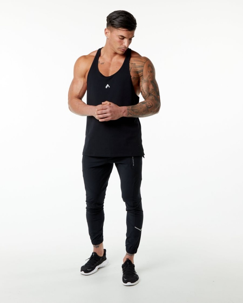 Alphalete Emblem Stringer Stringers Herre Svarte | HQKGAY-149