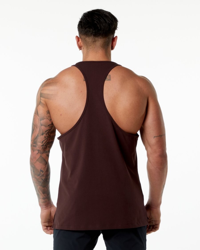 Alphalete Emblem Stringer Stringers Herre Burgunder | BPEVYD-057