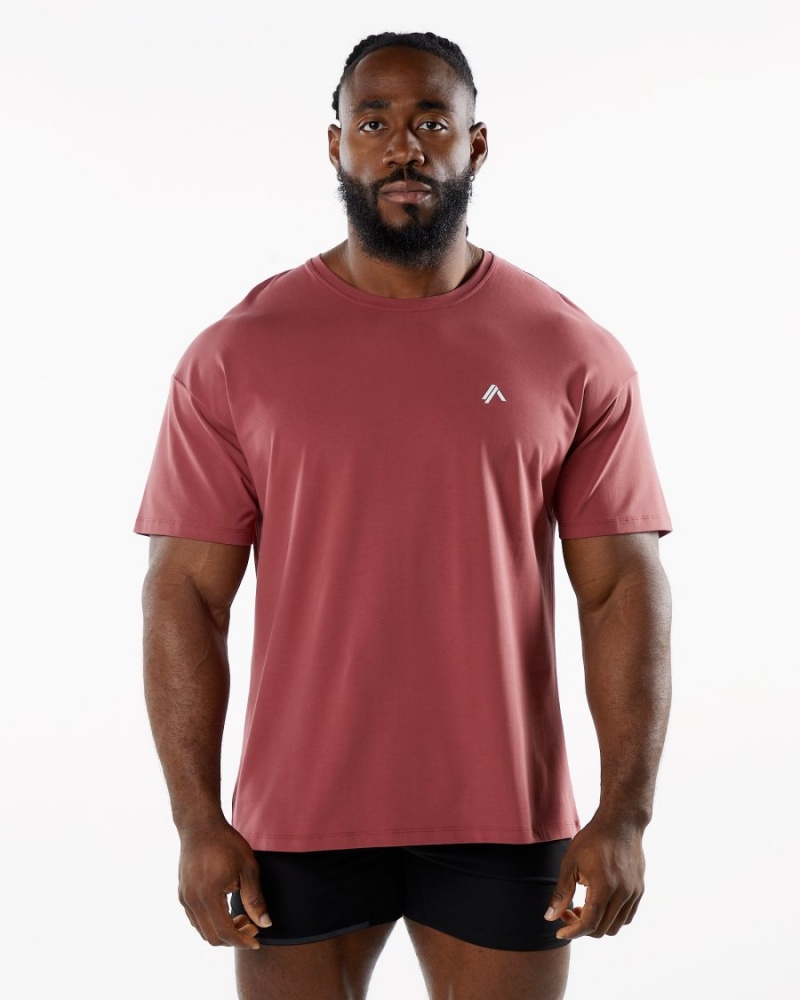 Alphalete Emblem Tee Skjorte Herre Gingerbread | XFVGDR-752