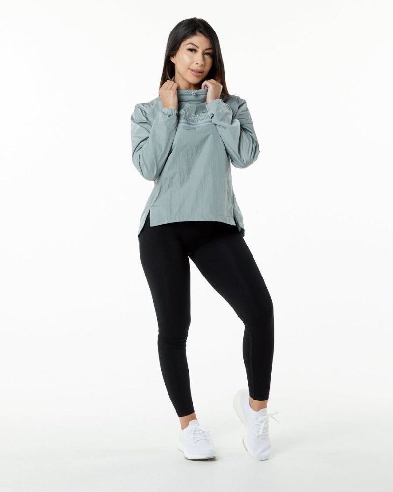 Alphalete Endure Pullover Jakker Dame Blå | UJATYH-641