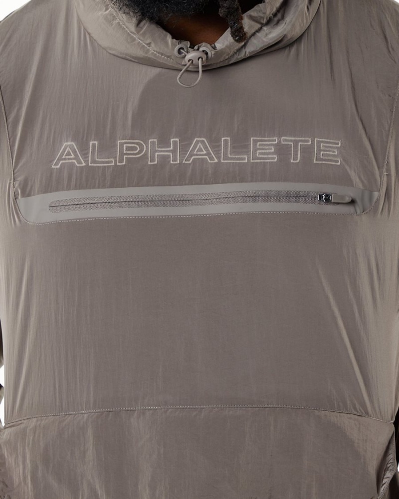 Alphalete Endure Pullover Jakker Herre Brune | GBMTUJ-892